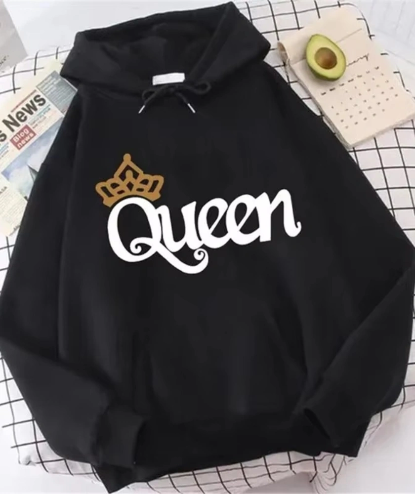 Queen Hoodie Black Color