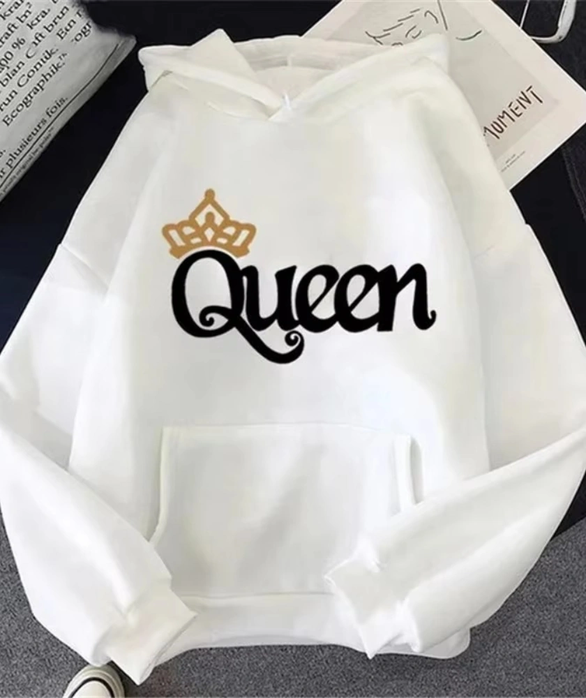 Queen Hoodie White Color